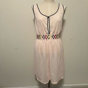 VTG Aristocraft Pink Peep Hole Babydoll Coquette Sleeveless Nylon Nightgown M
